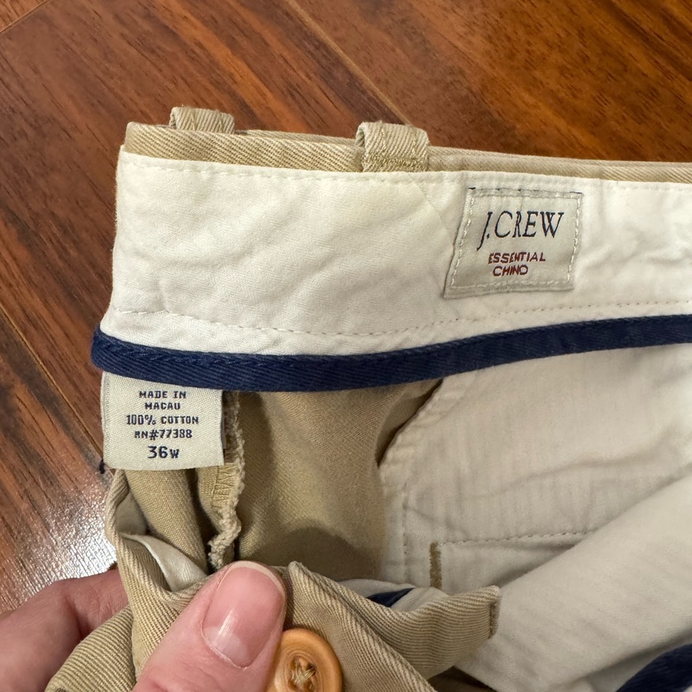 J.Crew Essential Chino Pants in Tan